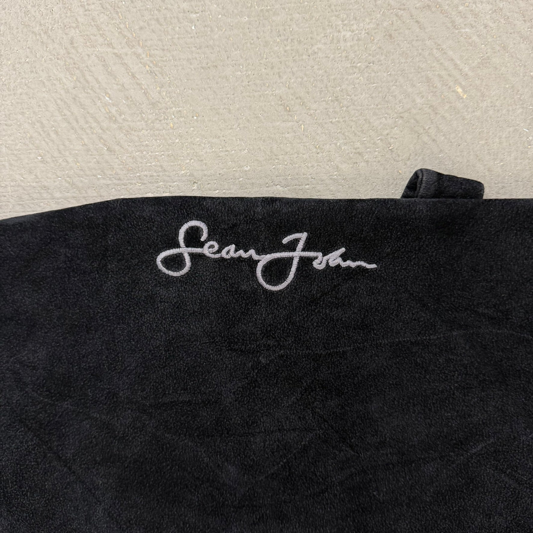 Vintage Sean John Velour Black Carpenter Pants - 2XL (Measures 36x30)