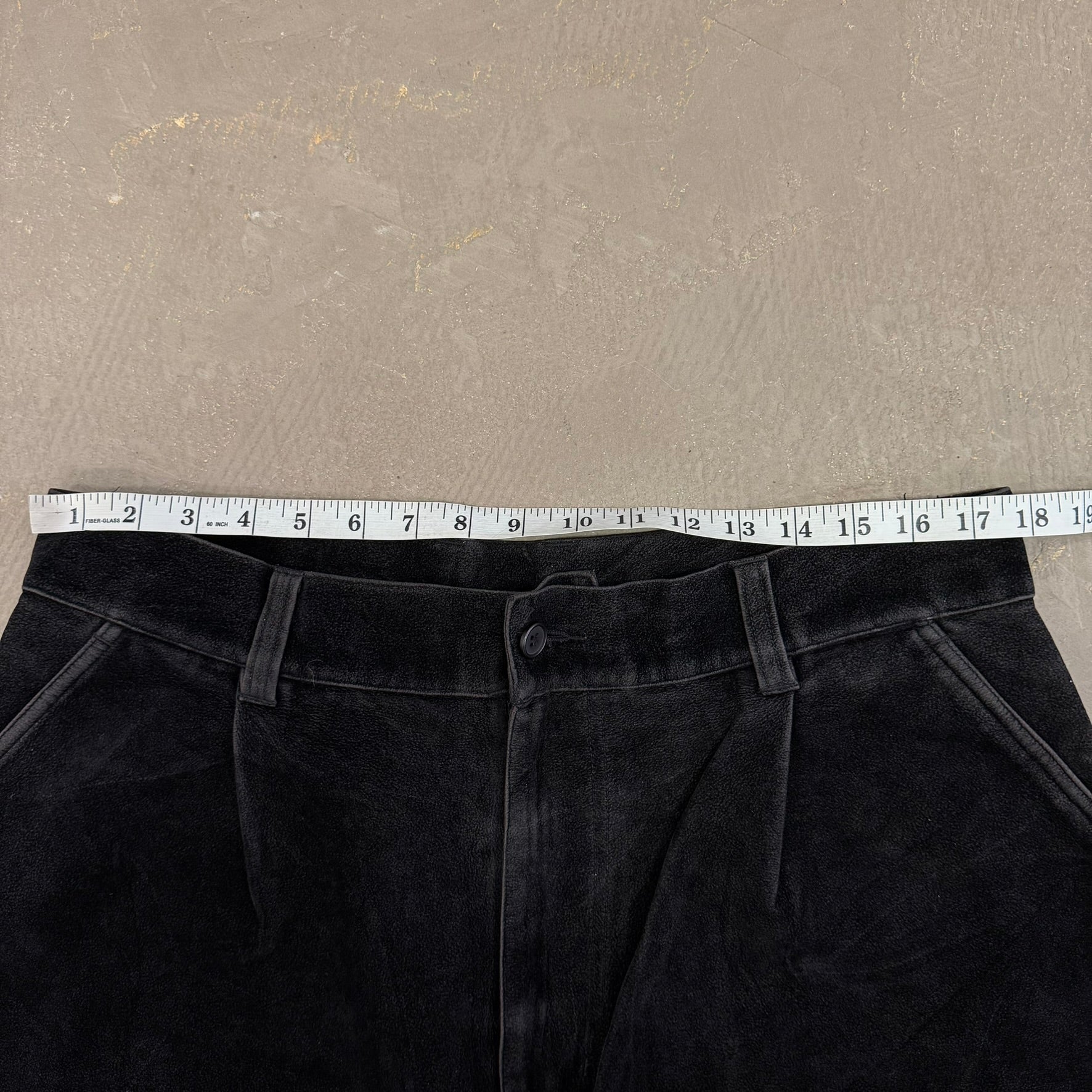 Vintage Sean John Velour Black Carpenter Pants - 2XL (Measures 36x30)