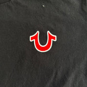J- Vintage True Religion Logo & Buddha Graphic Tee - L