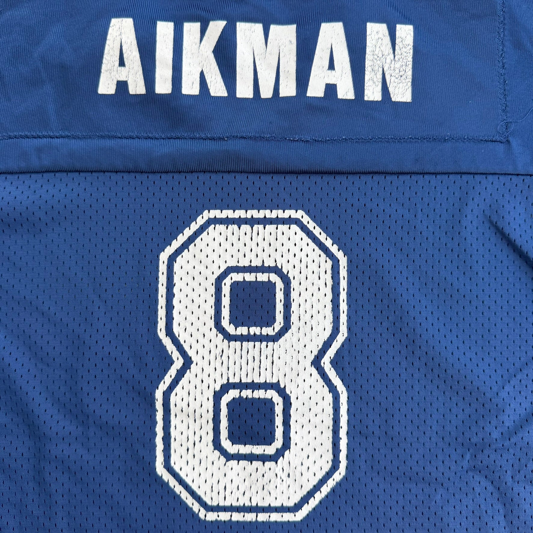 J- Vintage Dallas Cowboys NFL Troy Aikman Champion Jersey - Youth L (14-16)