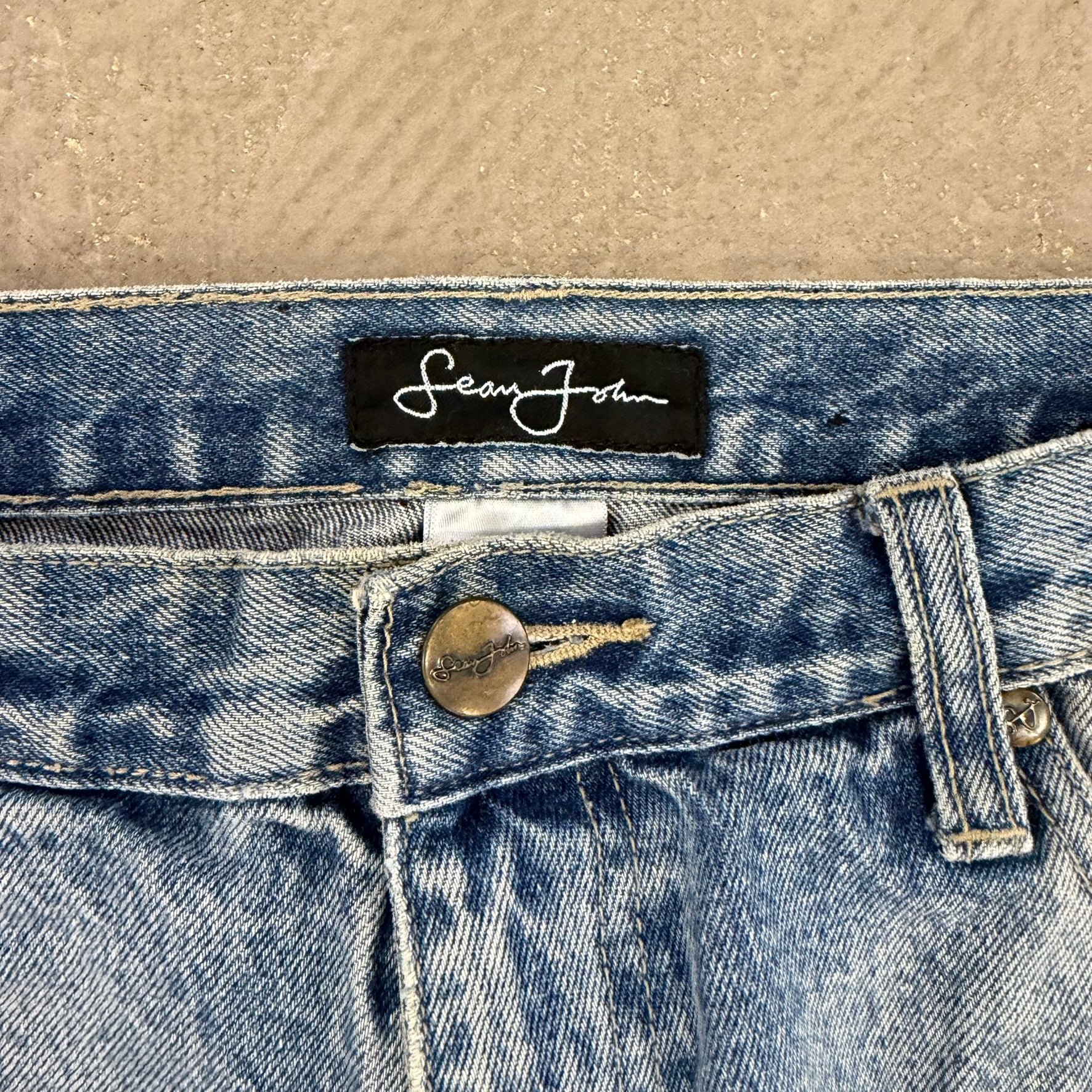 Vintage Sean John Light Wash Denim Carpenter Jeans - w32 (Measures 31x30)