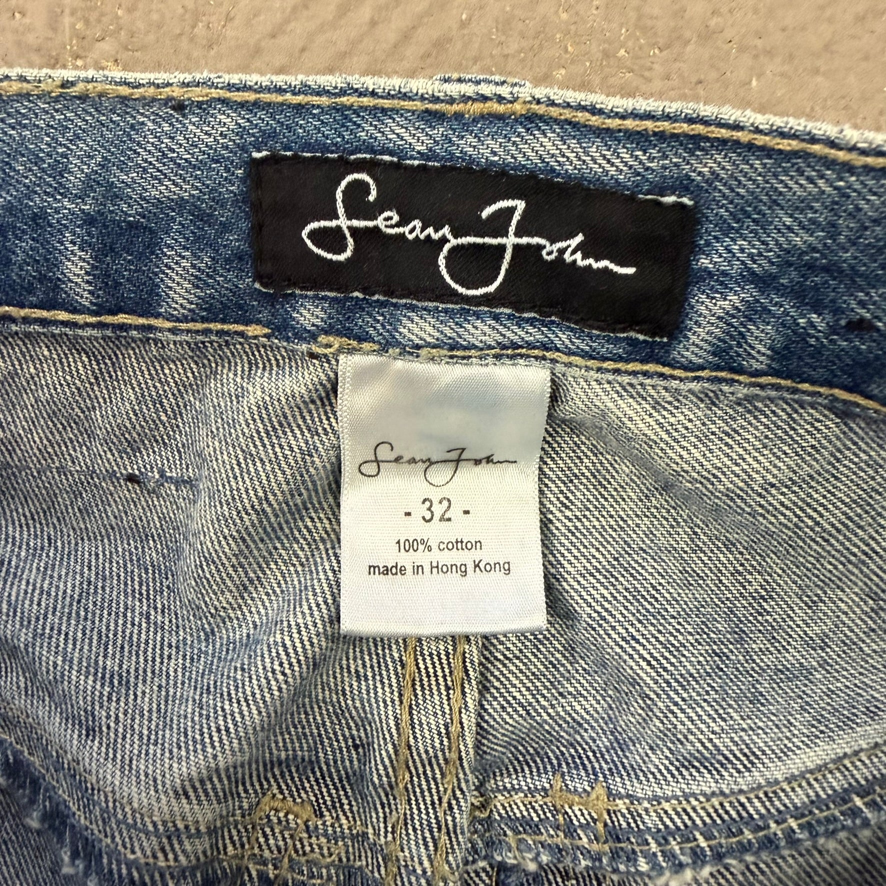 Vintage Sean John Light Wash Denim Carpenter Jeans - w32 (Measures 31x30)