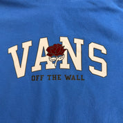 J- Vans Of The Wall Rose Graphic & Text Hoodie - M