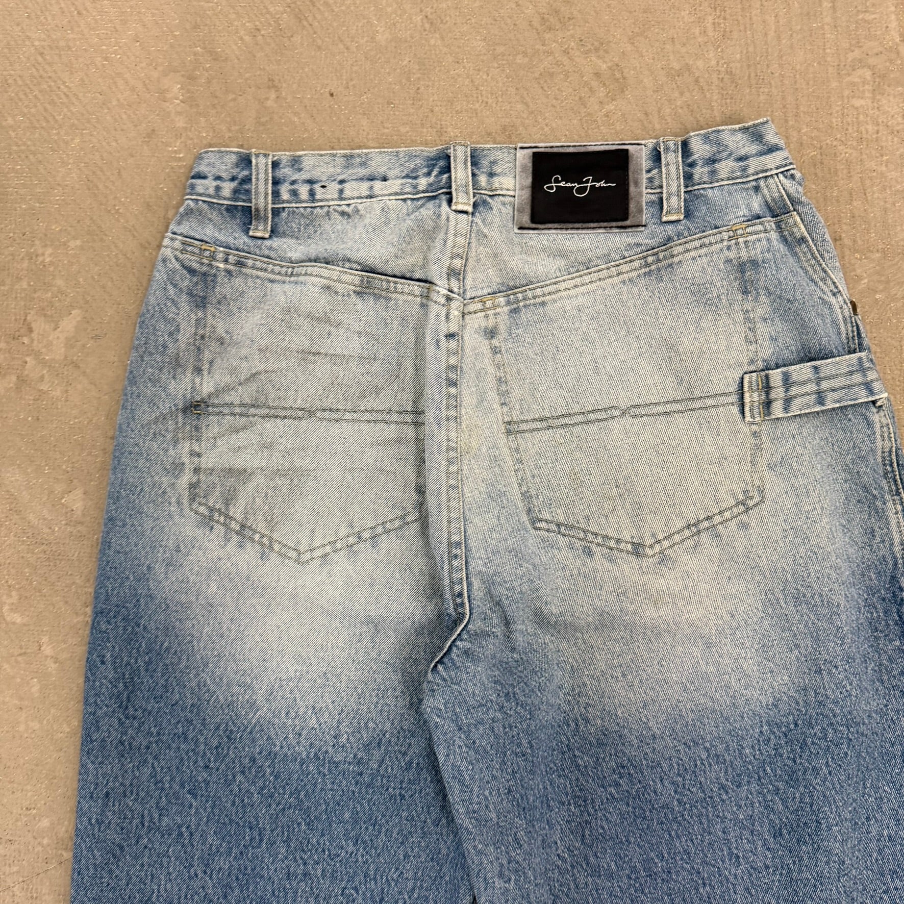 Vintage Sean John Light Wash Denim Carpenter Jeans - w32 (Measures 31x30)