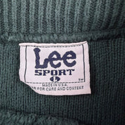 Vintage '97 Green Bay Packers Super Bowl Champs NFL Lee Embroidered Text Made In USA Knit Sweater - L