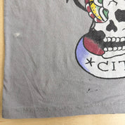 J- Vintage Ed Hardy New York City Skull Graphic Tee - XL