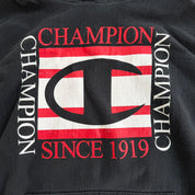 J- Vintage Champion Reverse Weave Graphic Hoodie - L