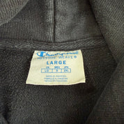 J- Vintage Champion Reverse Weave Graphic Hoodie - L