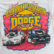 J- Vintage 90s The Dodge Boys Mopar Racing Signed Graphic Single Stitch Tee - M
