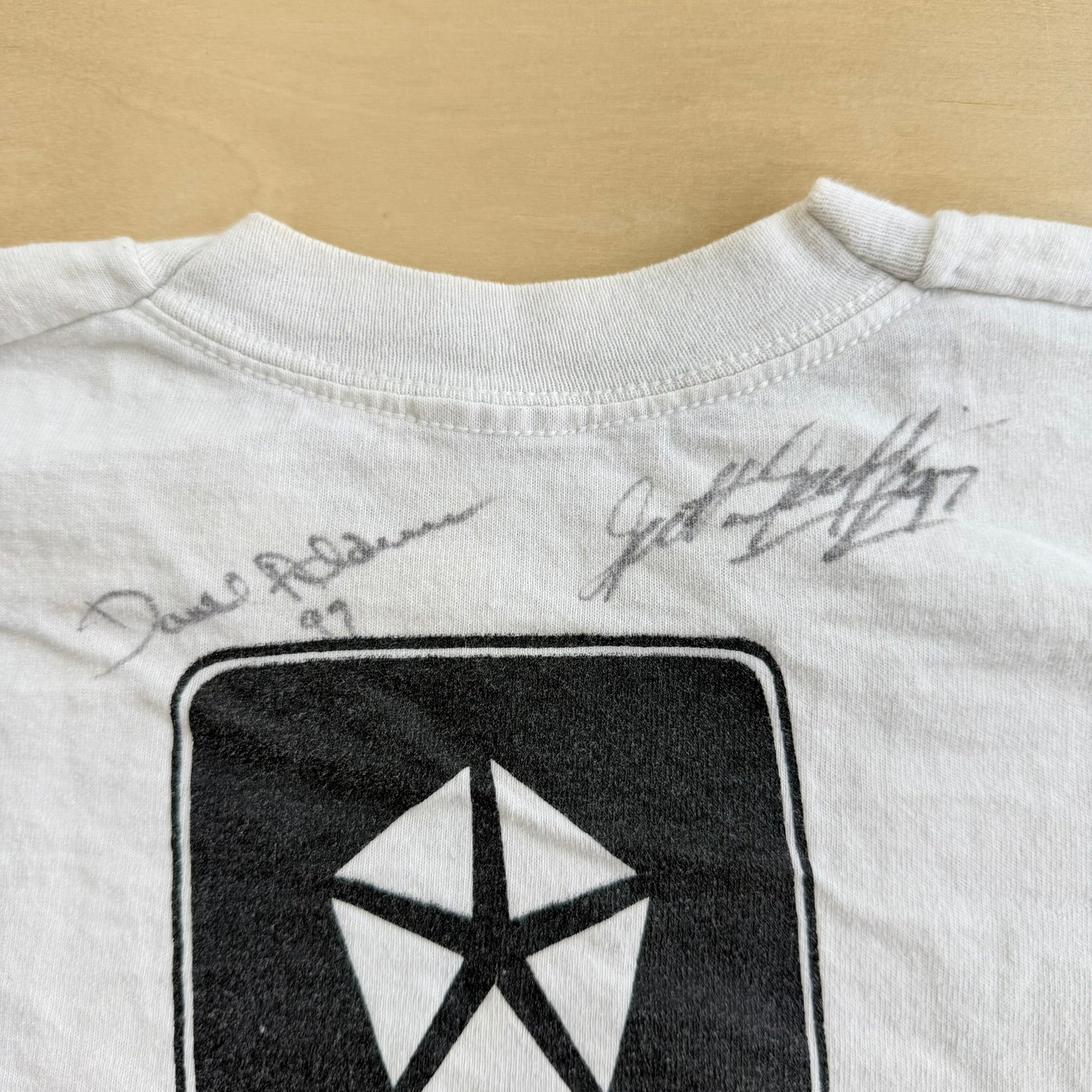 J- Vintage 90s The Dodge Boys Mopar Racing Signed Graphic Single Stitch Tee - M