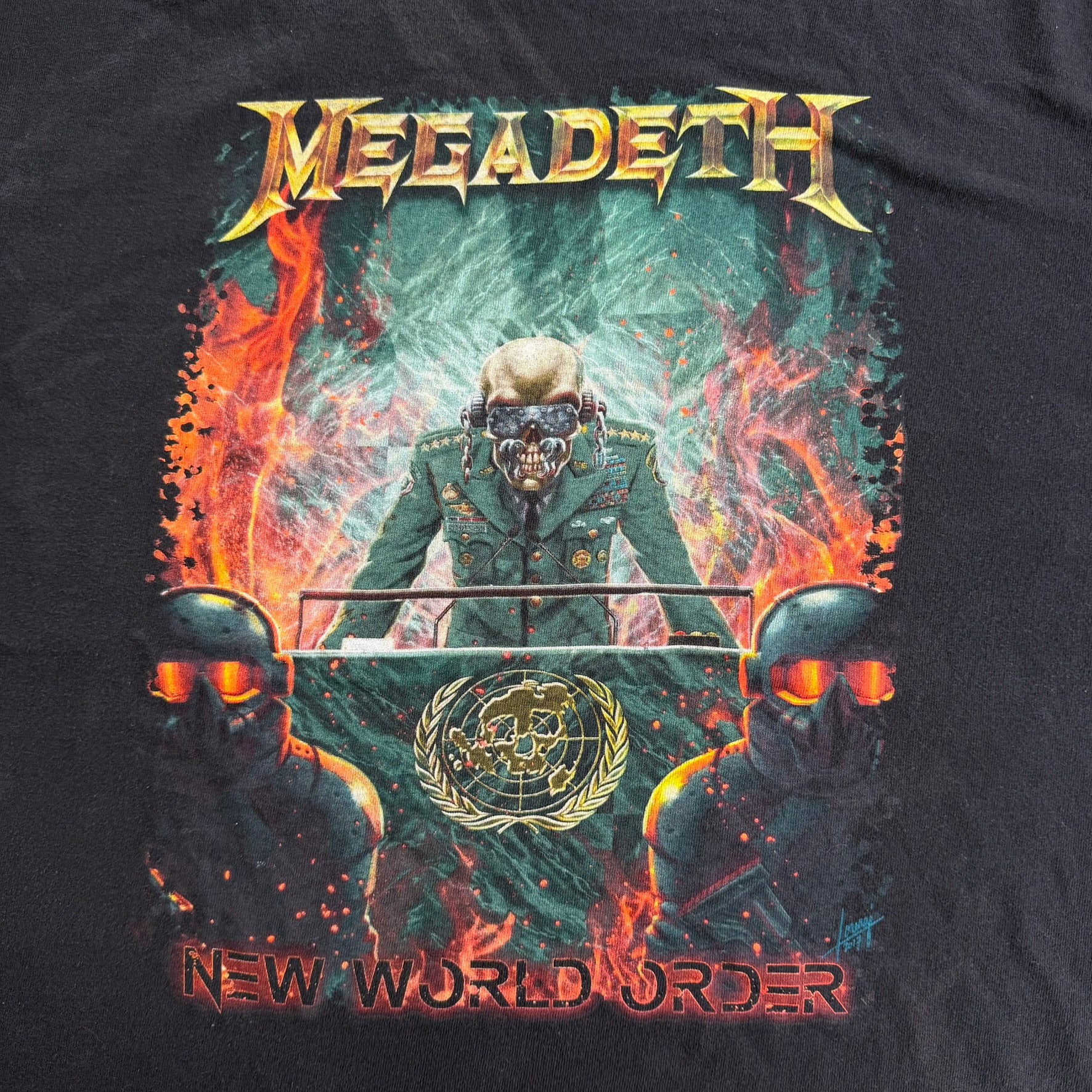 J- '17 Megadeth New World Order Graphic Tee - XL