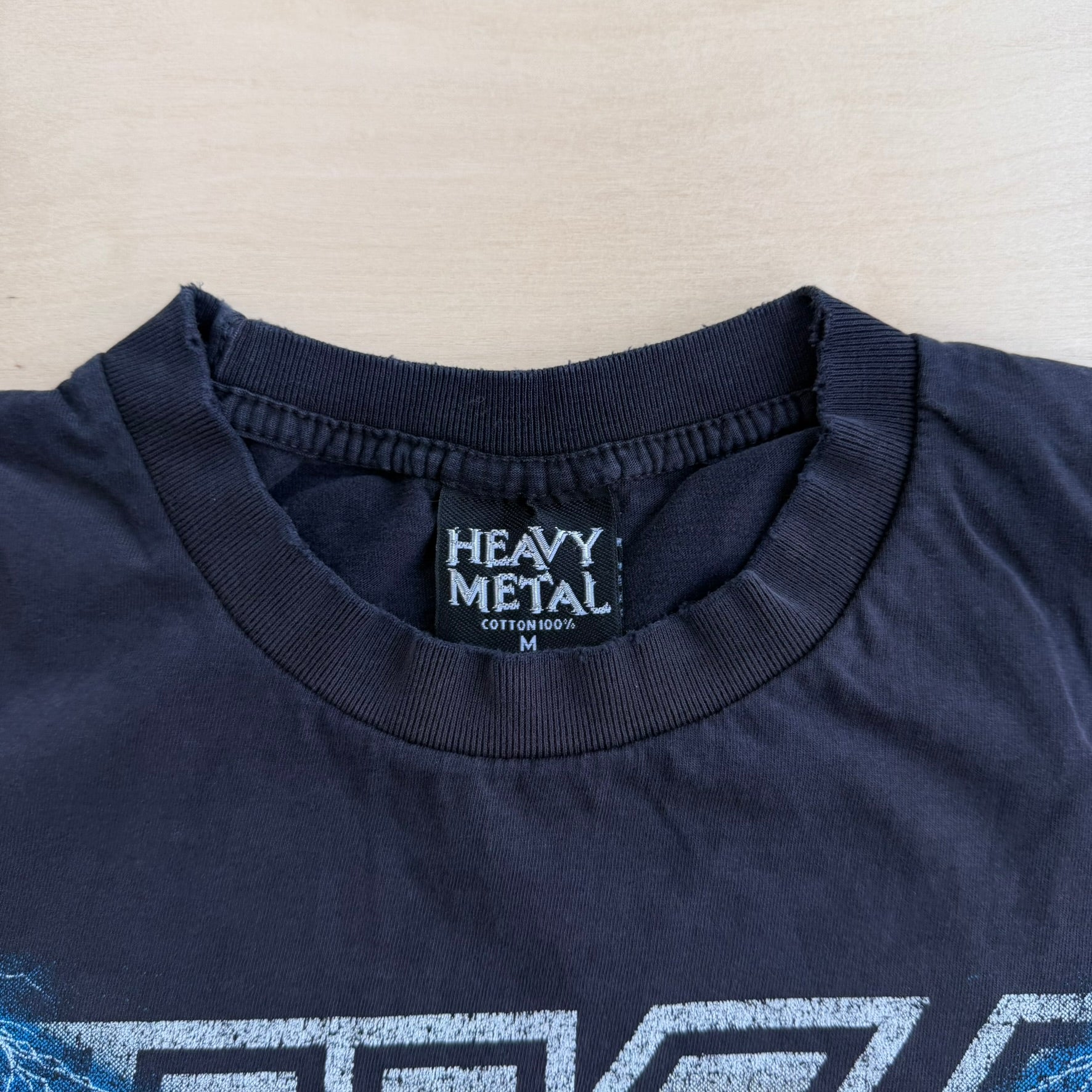 J- Vintage Kiss Graphic Heavy Metal Tag Tee - M