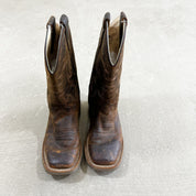 F- Old West Brown Leather Western Boots