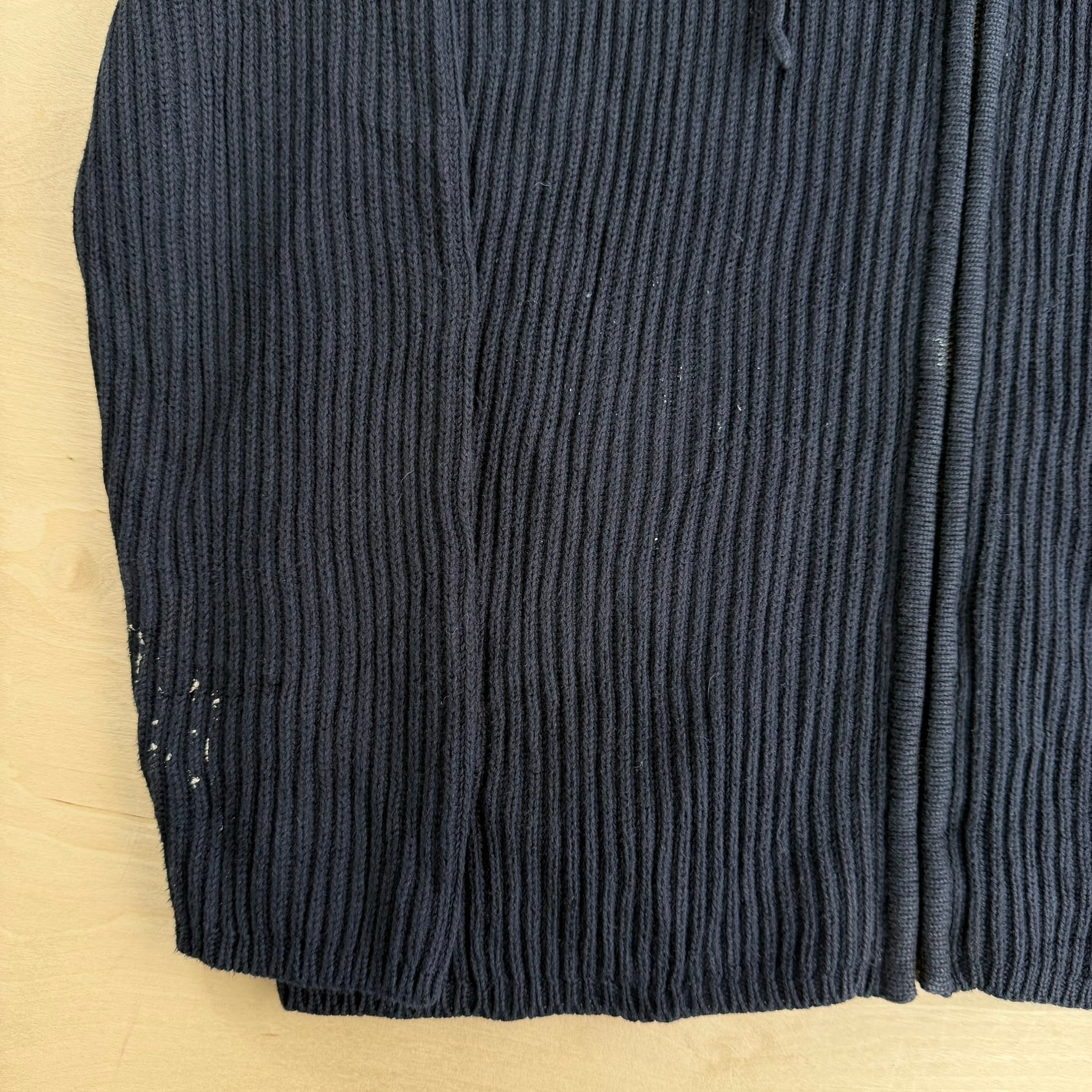 Vintage Y2K Women's Lauren Heavy Ribbed Knit Zip Up Hoodie - Women's M