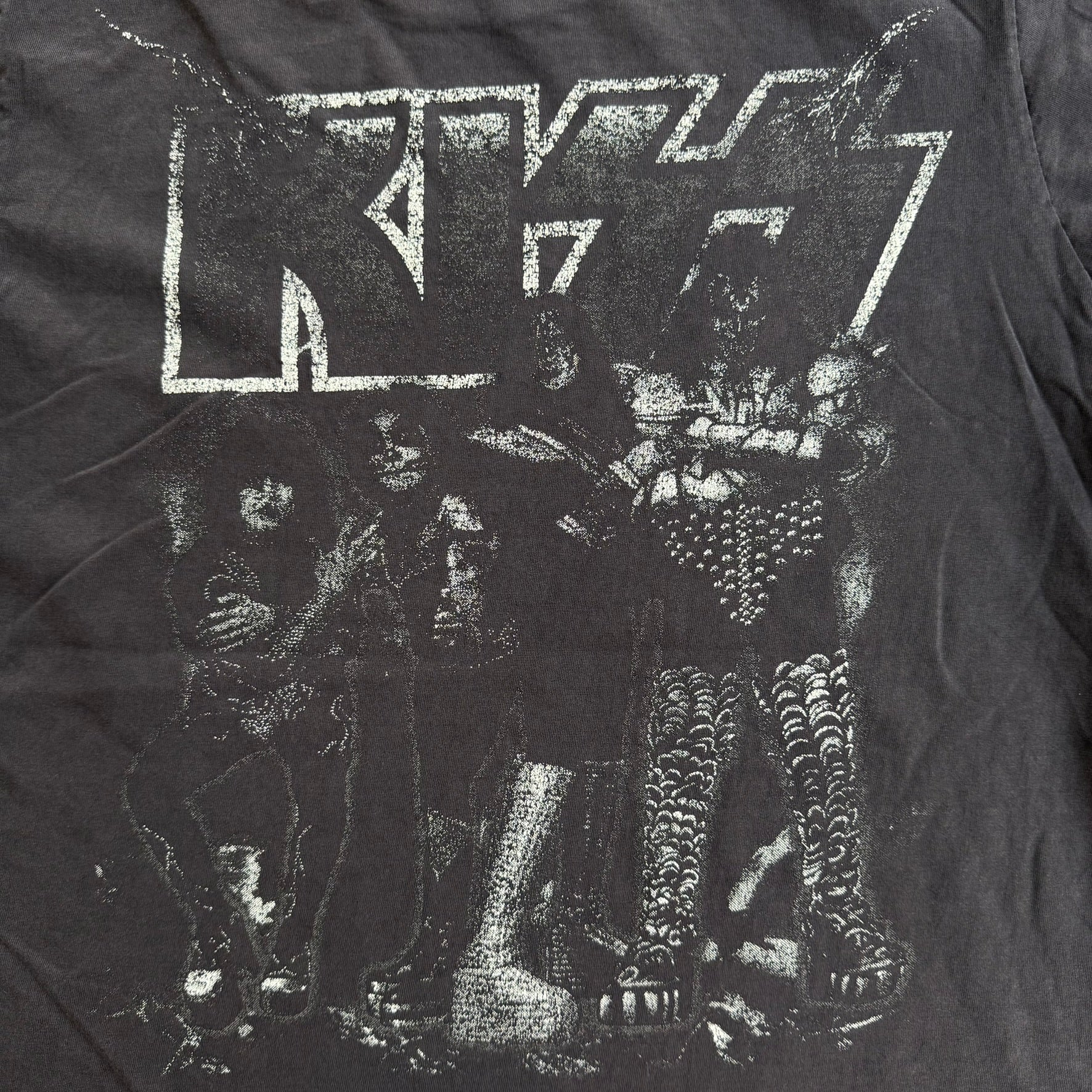 J- Vintage Kiss Graphic Heavy Metal Tag Tee - M