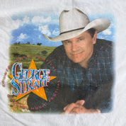 J- Vintage 90s George Strait Country Music Festival Picture Tee - XL