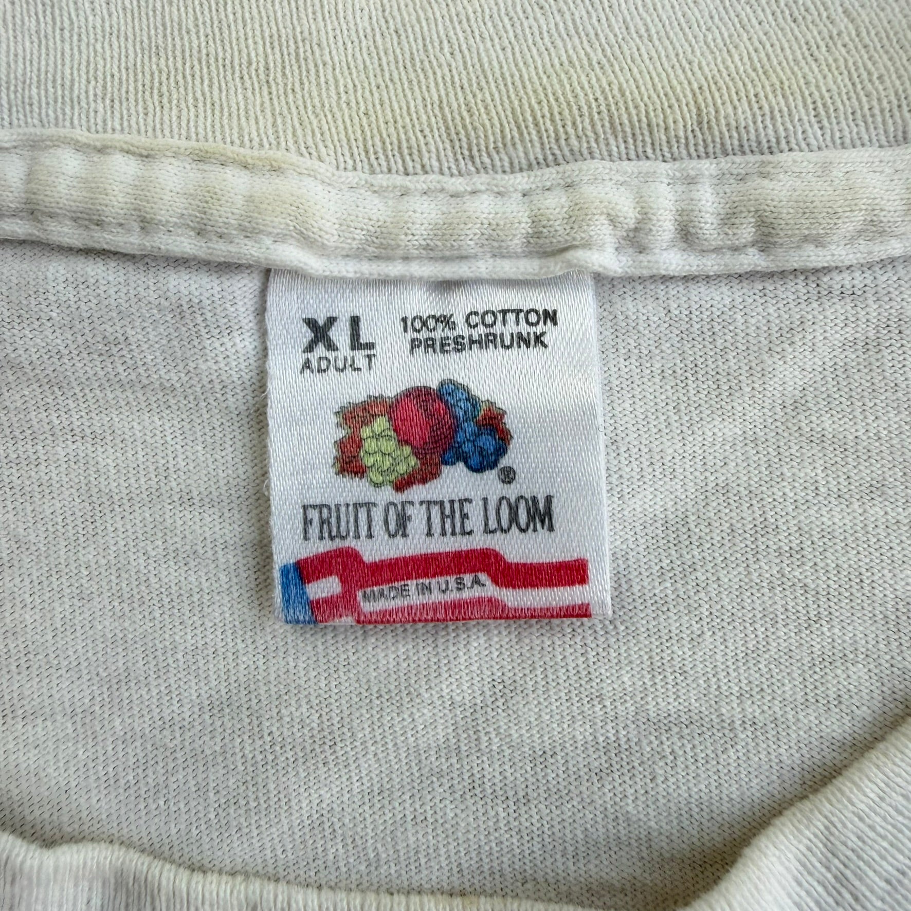 J- Vintage '94 Sawyer Brown On Tour Picture & Newspaper Graphic Made In USA Single Stitch Tee - XL