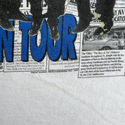 J- Vintage '94 Sawyer Brown On Tour Picture & Newspaper Graphic Made In USA Single Stitch Tee - XL