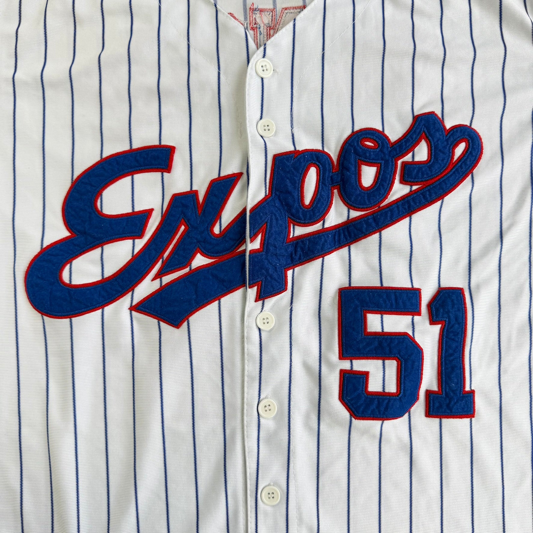 Vintage Montreal Expos Randy Johnson MLB Mitchell & Ness Baseball Jersey - 44 (fits L)