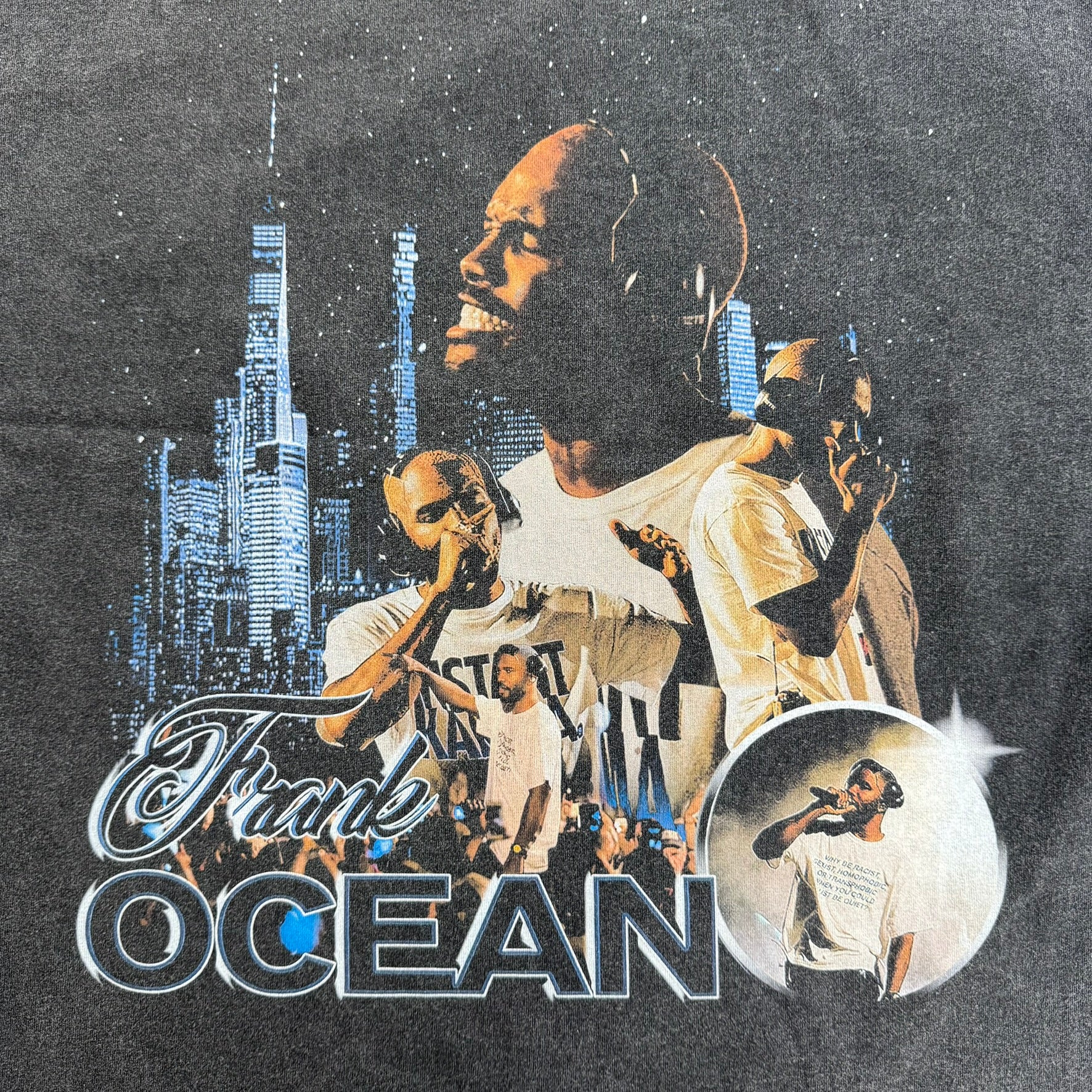 J- Frank Ocean Album Covers Graphic & Picture Cropped Tee - XL