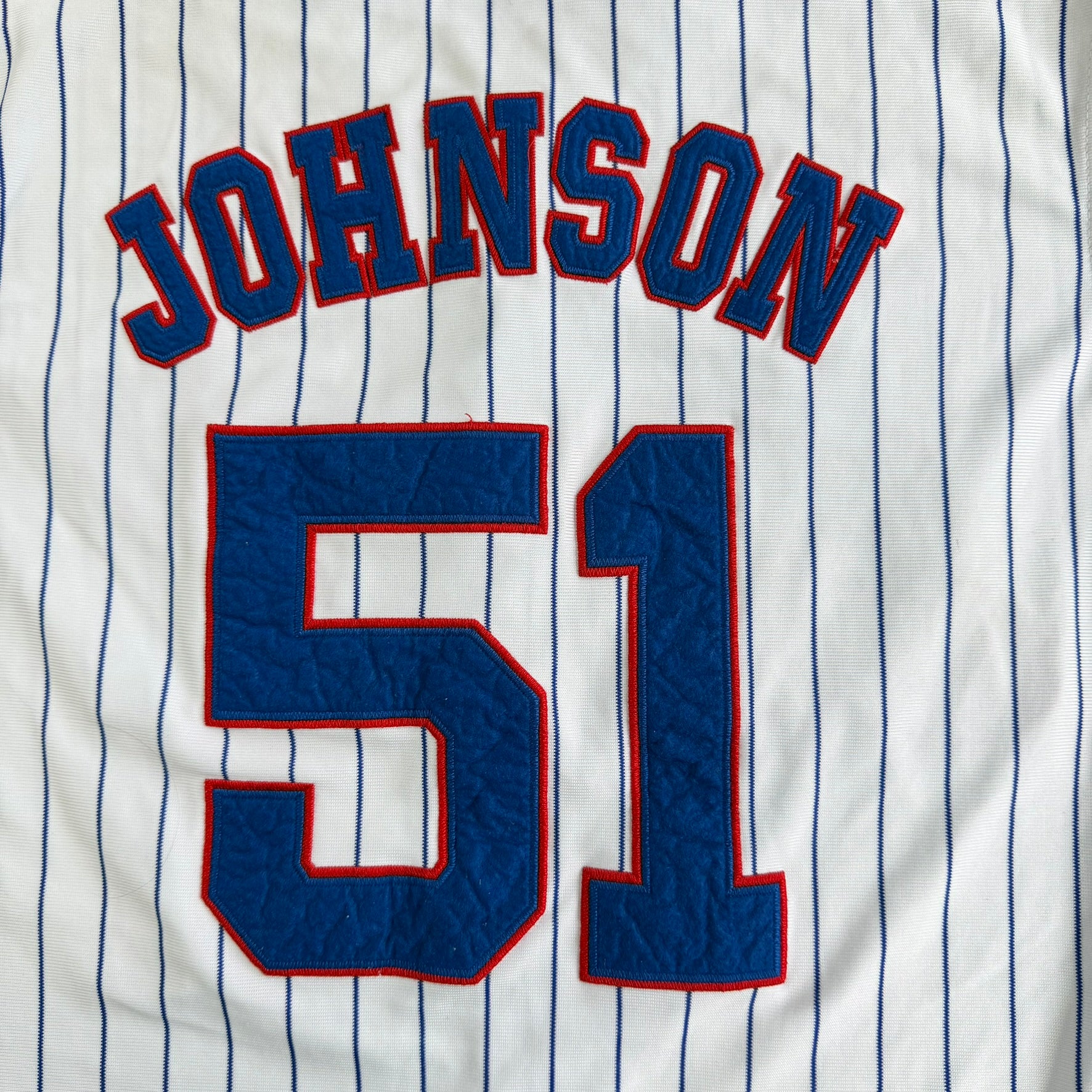 Vintage Montreal Expos Randy Johnson MLB Mitchell & Ness Baseball Jersey - 44 (fits L)