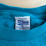 J- Vintage Charlotte Hornets NBA Graphic Made In USA Single Stitch Tee - XL