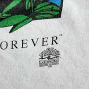 J- Vintage '95 Earthwork Extinct Is Forever Panda Graphic Made In USA Single Stitch Tee - 2XL