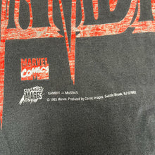 Load image into Gallery viewer, F- Vintage &#39;93 Marvel Comics Gambit Graphic Single Stitch Tee
