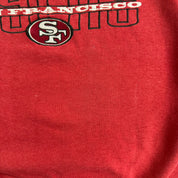 Vintage San Francisco 49ers NFL Starter Embroidered Text & Logo Crewneck - XL