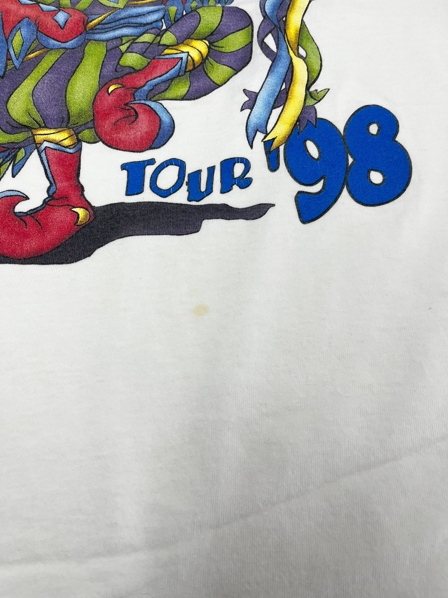 F- Vintage '98 Jimmy Buffett Carnival Tour Graphic Tee