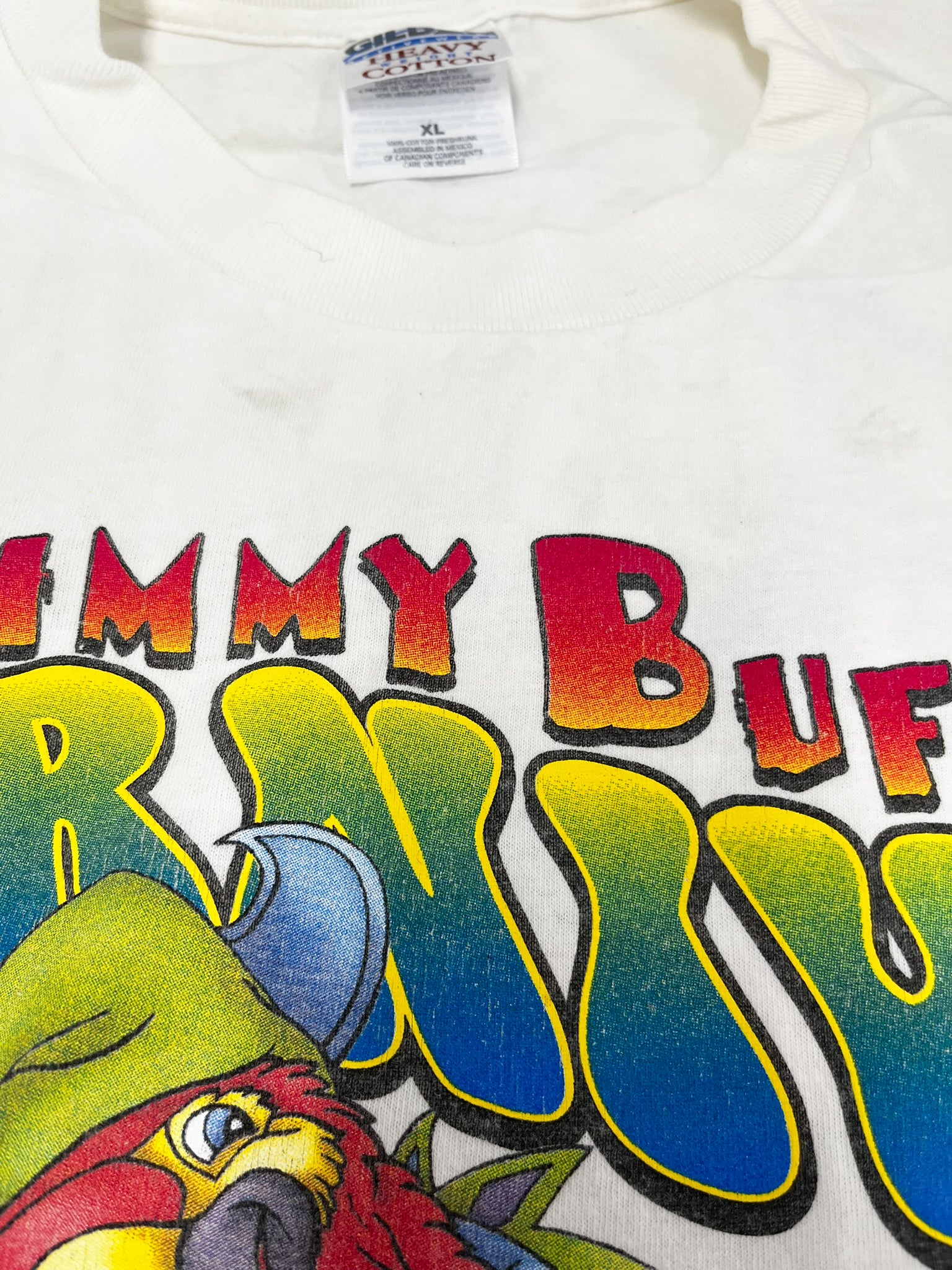 F- Vintage '98 Jimmy Buffett Carnival Tour Graphic Tee