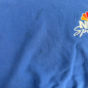 Vintage NBC Sports Embroidered Text & Logo Made In USA Turtle Crewneck - L