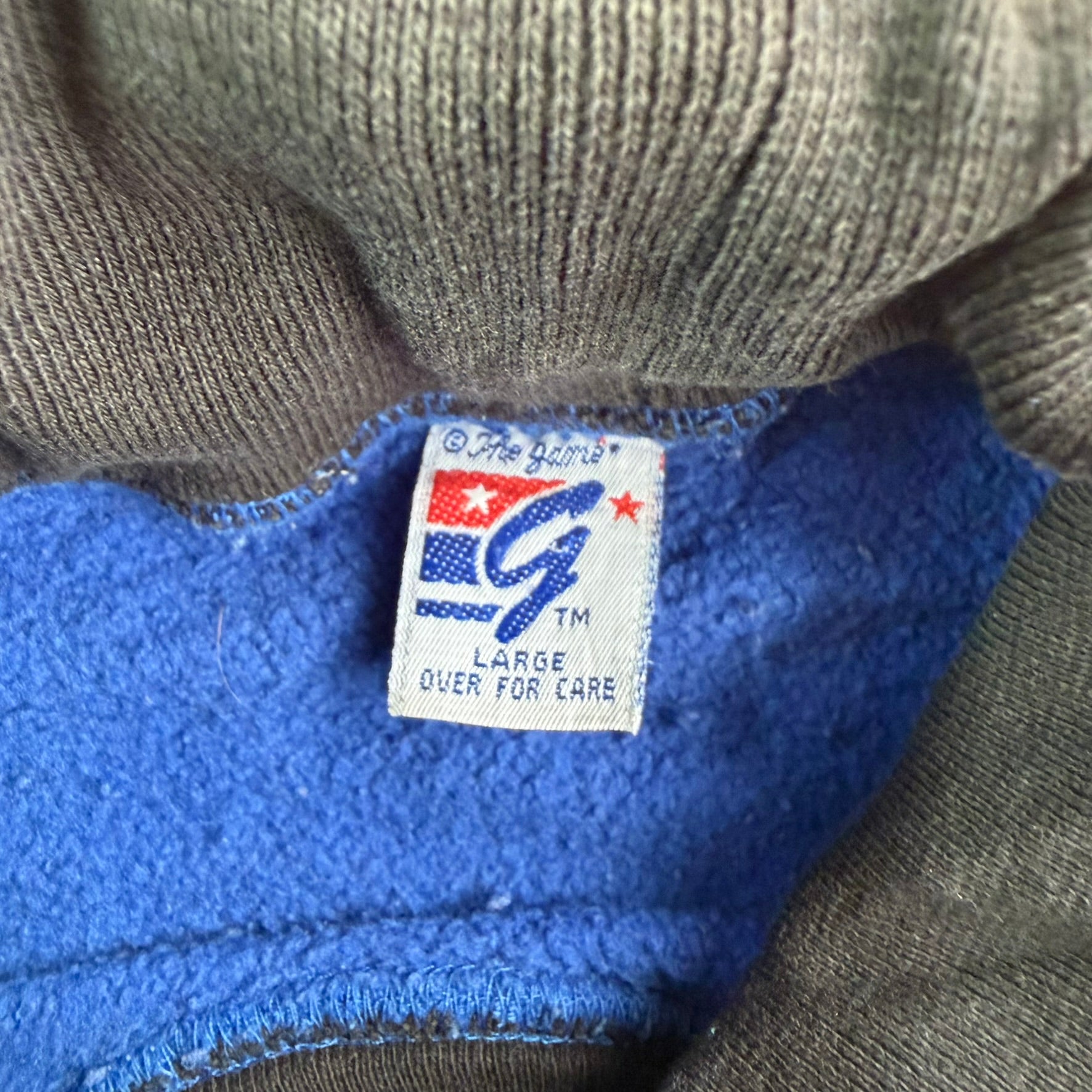 Vintage NBC Sports Embroidered Text & Logo Made In USA Turtle Crewneck - L