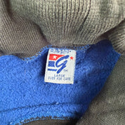 Vintage NBC Sports Embroidered Text & Logo Made In USA Turtle Crewneck - L