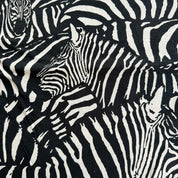 J- Vintage '93 Liquid Blue Zebras All Over Print Graphic Made In USA Single Stitch Tee - XL
