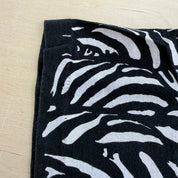 J- Vintage '93 Liquid Blue Zebras All Over Print Graphic Made In USA Single Stitch Tee - XL