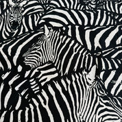 J- Vintage '93 Liquid Blue Zebras All Over Print Graphic Made In USA Single Stitch Tee - XL
