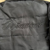 Vintage Women's Rocawear Embroidered Logo Zip Up Puffer Winter Jacket - Women's XL
