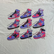 J- Vintage 90s Canyon Ranch Hiking Boots Graphic Made In USA Single Stitch Tee - XL