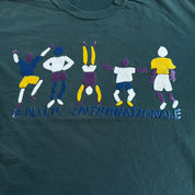 J- Vintage 90s ENUF Internationale Puff Print Graphic & Text Made In USA Single Stitch Tee - OSFA (fits XL)