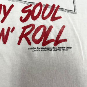 F- Vintage '86 Sold My Soul To Rock N' Roll Graphic Single Stitch Tee