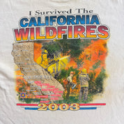 J- Vintage '03 I Survived The 2003 California Wildfires Graphic Tee - L