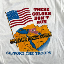 Load image into Gallery viewer, F- Vintage Operation Desert Storm Support Our Troop Graphic Single Stitch Tee
