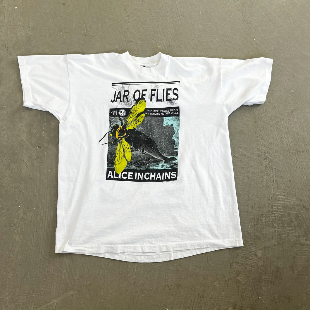 F- Vintage '94 Alice In Chains Jar Of Flies Graphic Single Stitch Tee