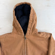 Youth Walls Blizzard Pruf Quilt Lined Zip Up Hooded Canvas Jacket - Youth XL