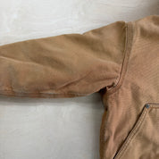 Youth Walls Blizzard Pruf Sherpa Lined Zip Up Hooded Canvas Jacket - Youth M