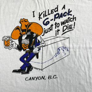 F- Vintage '90 Canyon BC 6-Pack Of Beer Graphic Tee