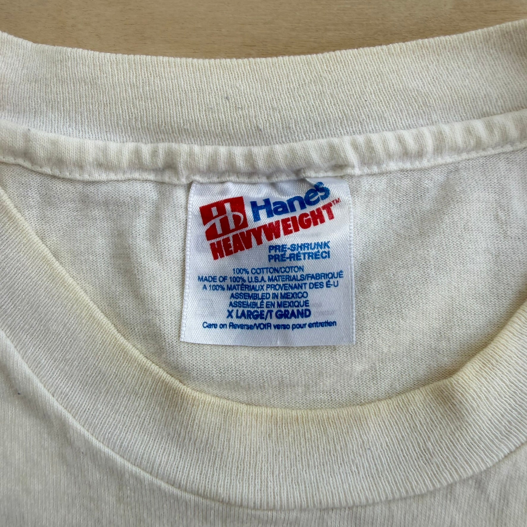 J- Vintage '94 The Flintstones & McDonald Summer 1994 Ad Graphic Single Stitch Tee - XL