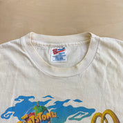 J- Vintage '94 The Flintstones & McDonald Summer 1994 Ad Graphic Single Stitch Tee - XL