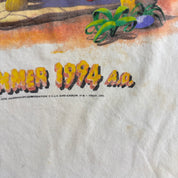 J- Vintage '94 The Flintstones & McDonald Summer 1994 Ad Graphic Single Stitch Tee - XL